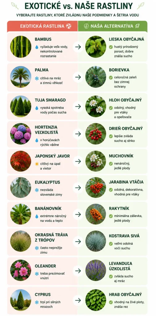 Domáce rastliny, ktoré sú lepšie než exotické.