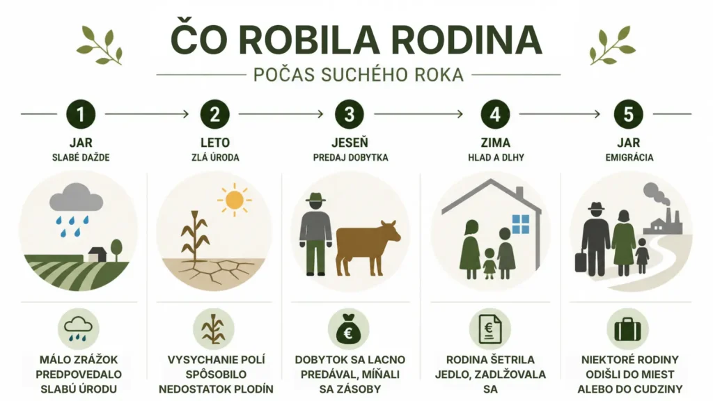 Ako konali rodiny počas dlhodobého sucha.
