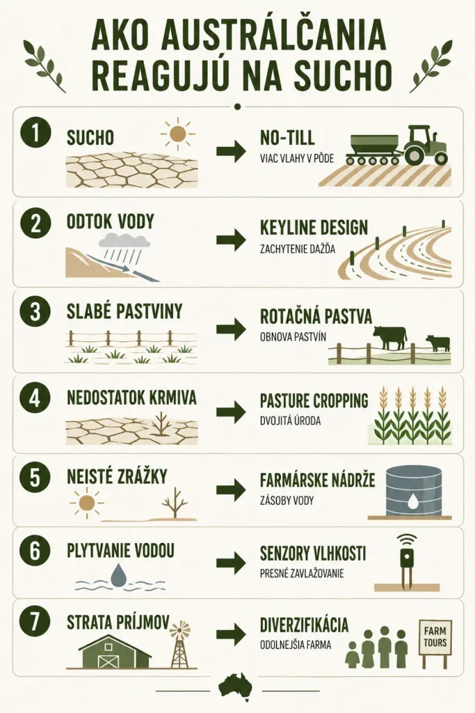 Infografika približuje boj proti suchu v Austrálii