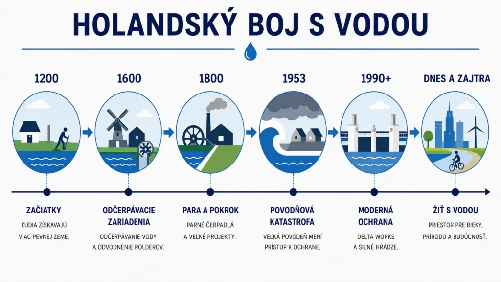 Ako sa vyvíjalo hospodárenie s vodou v Holandsku