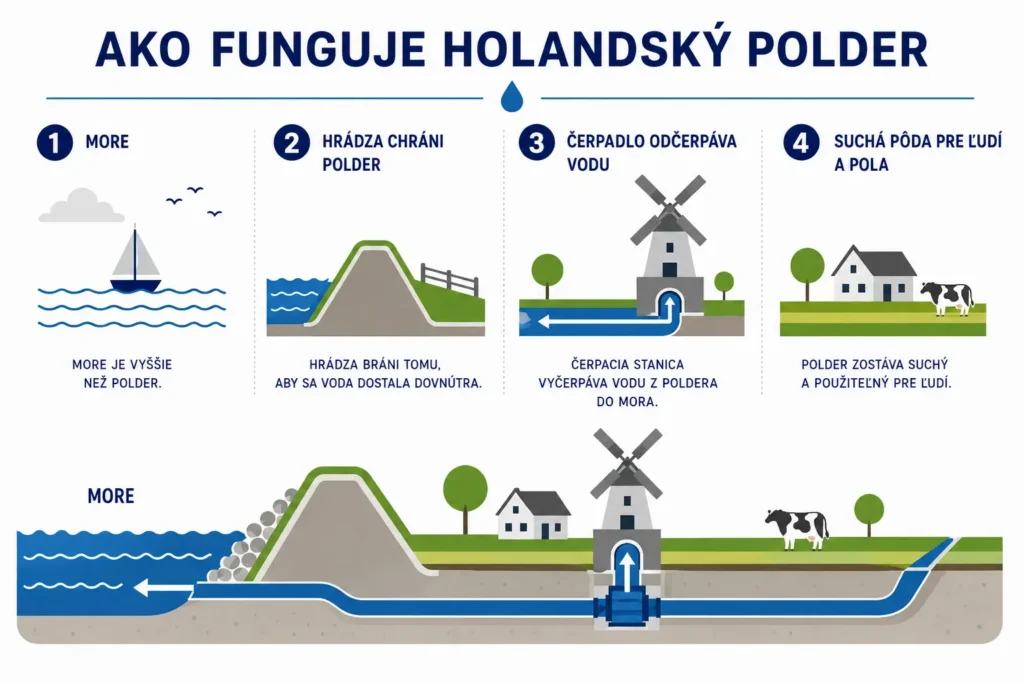 Holandský polder a jeho fungovanie