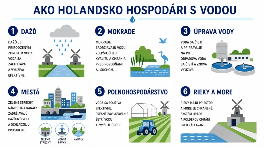 Holandské hospodárenie s vodou v skratke