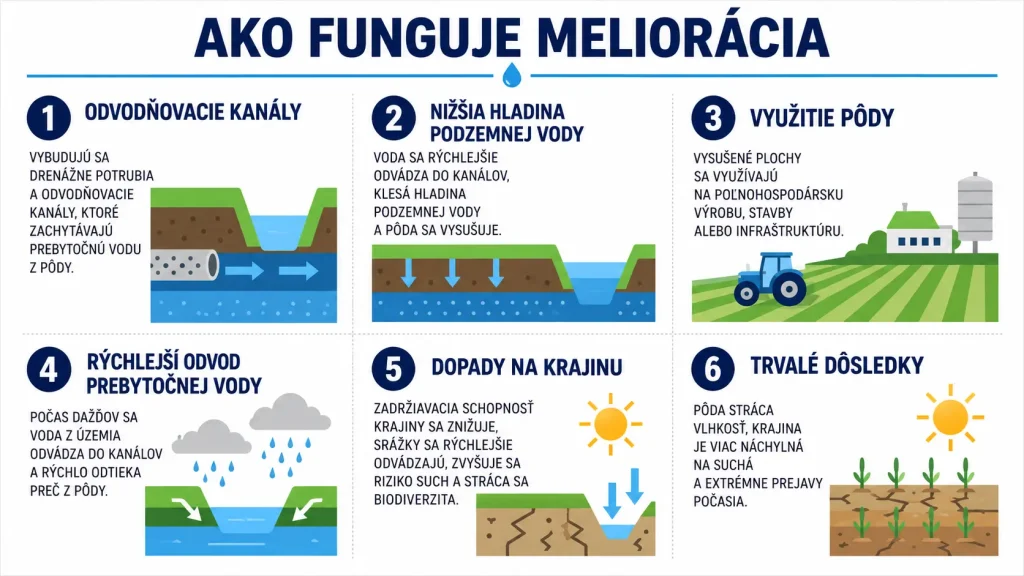 Ako funguje meliorácia