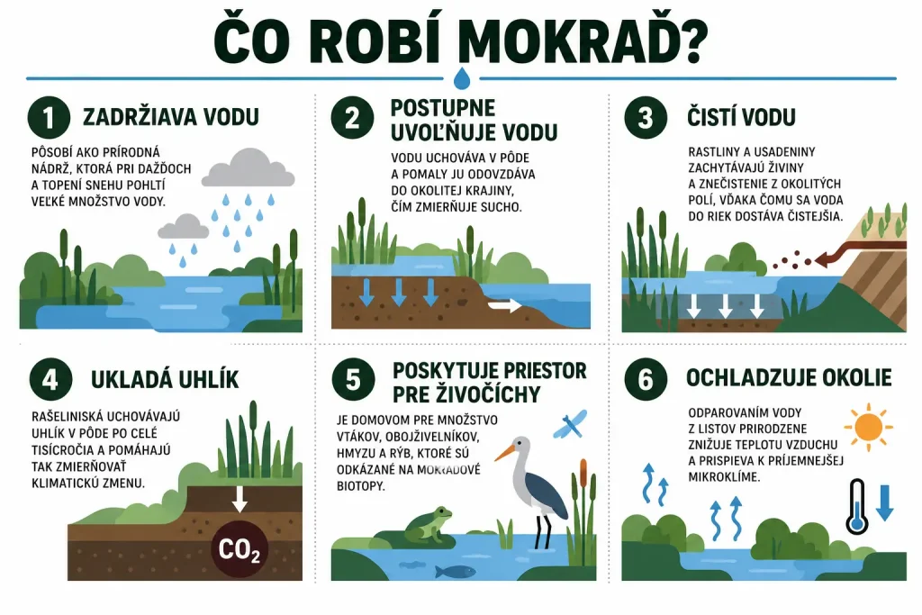 Ako funguje mokraď